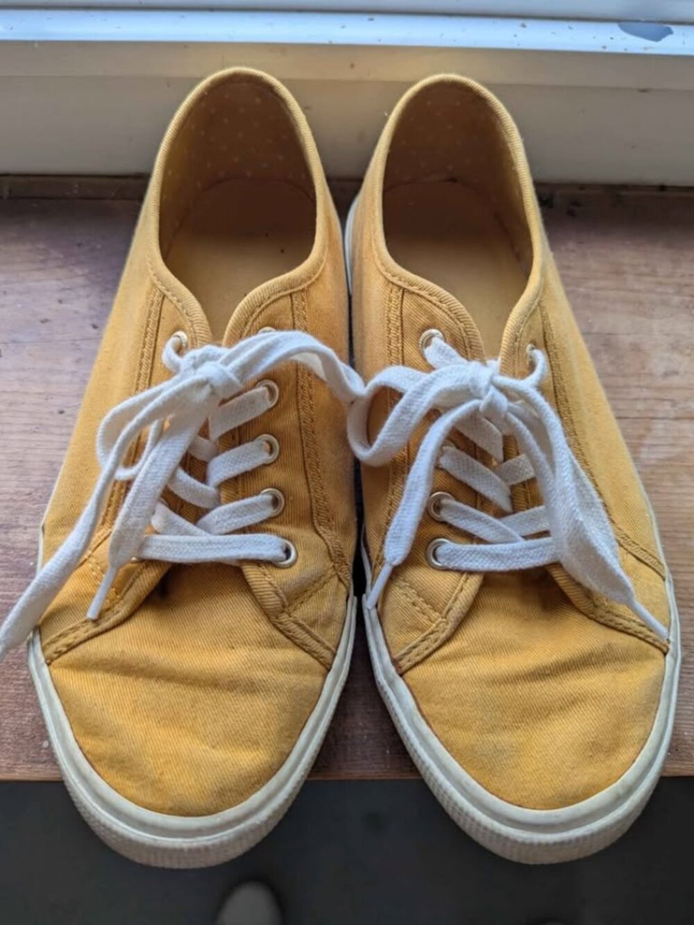Old Navy Yellow Canvas Sneakers